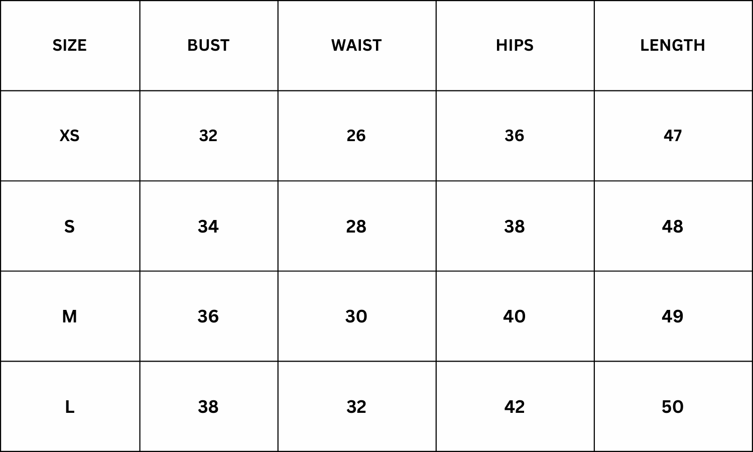 Size Chart for Brimley Midi Dress - Maroon