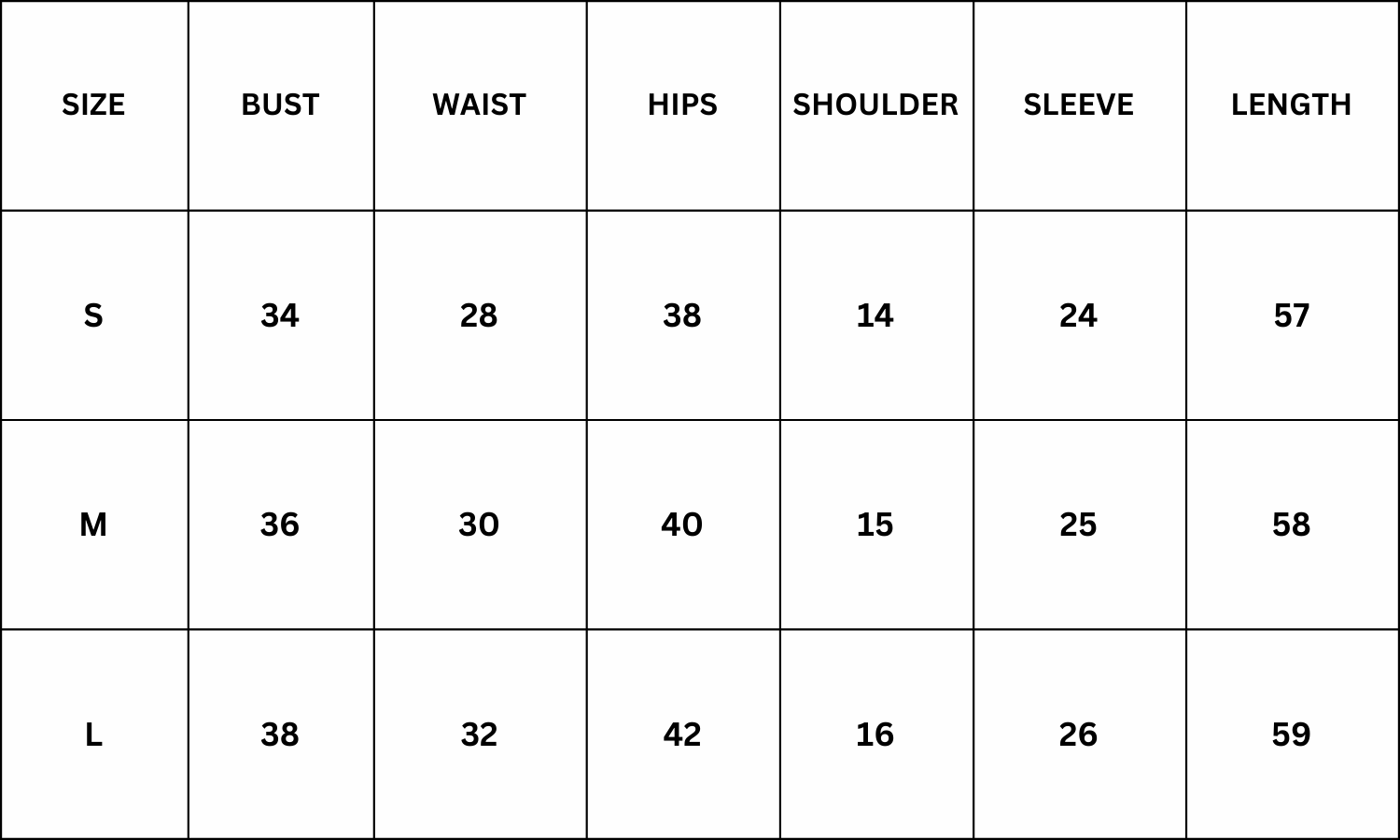 Size Chart for Glorina Maxi Dress - Red