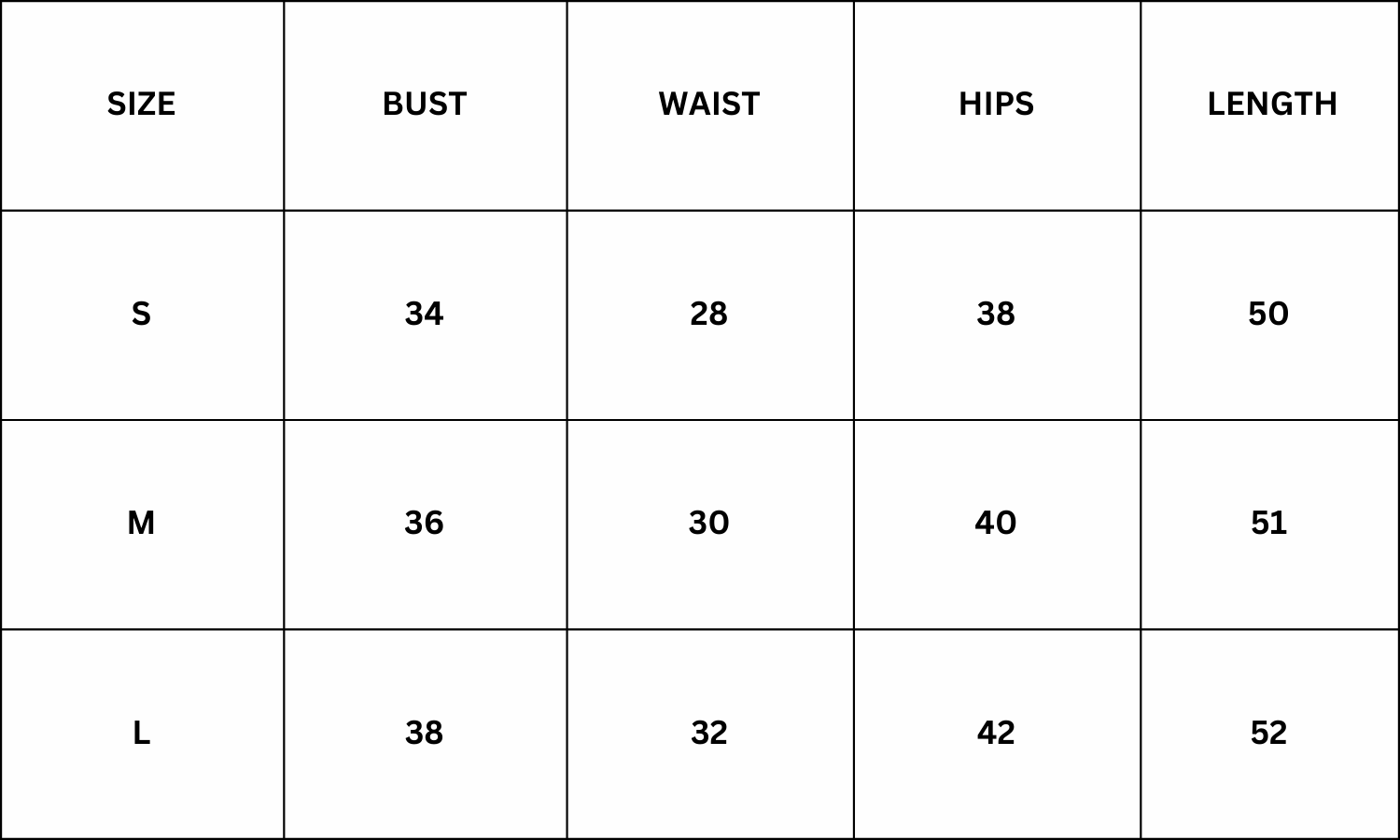 Size Chart for Lana Maxi Dress - Pink