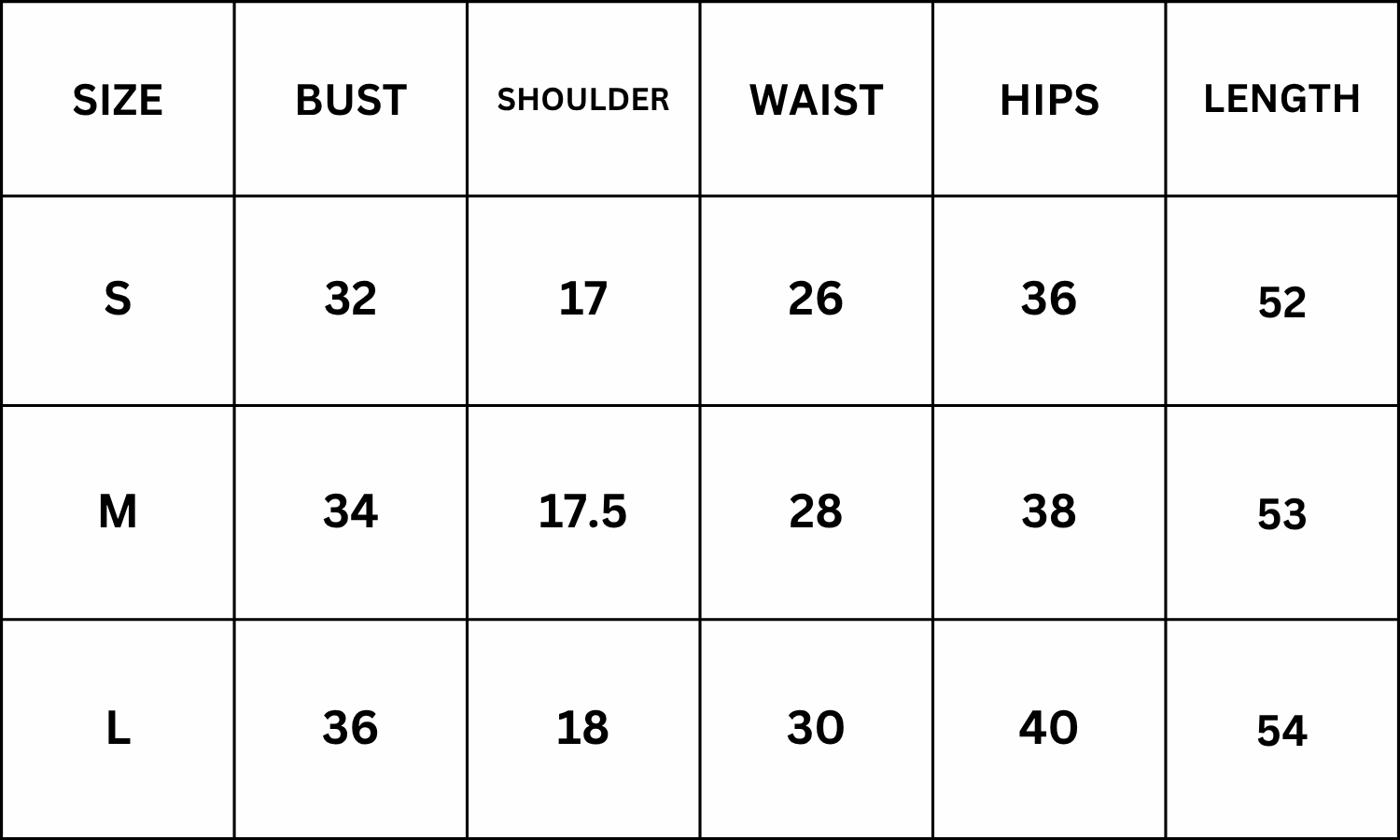 Size Chart for Rustin Midi Dress - Khaki