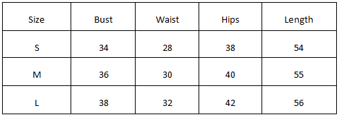 Size Chart for Nora Fatehi X Miakee – Ruby