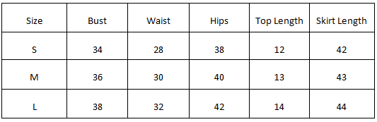 Size Chart for Palak Purswani X Miakee – Tania
