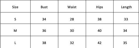 Size Chart for Cosmic Elegance V Neck Dress - Blue
