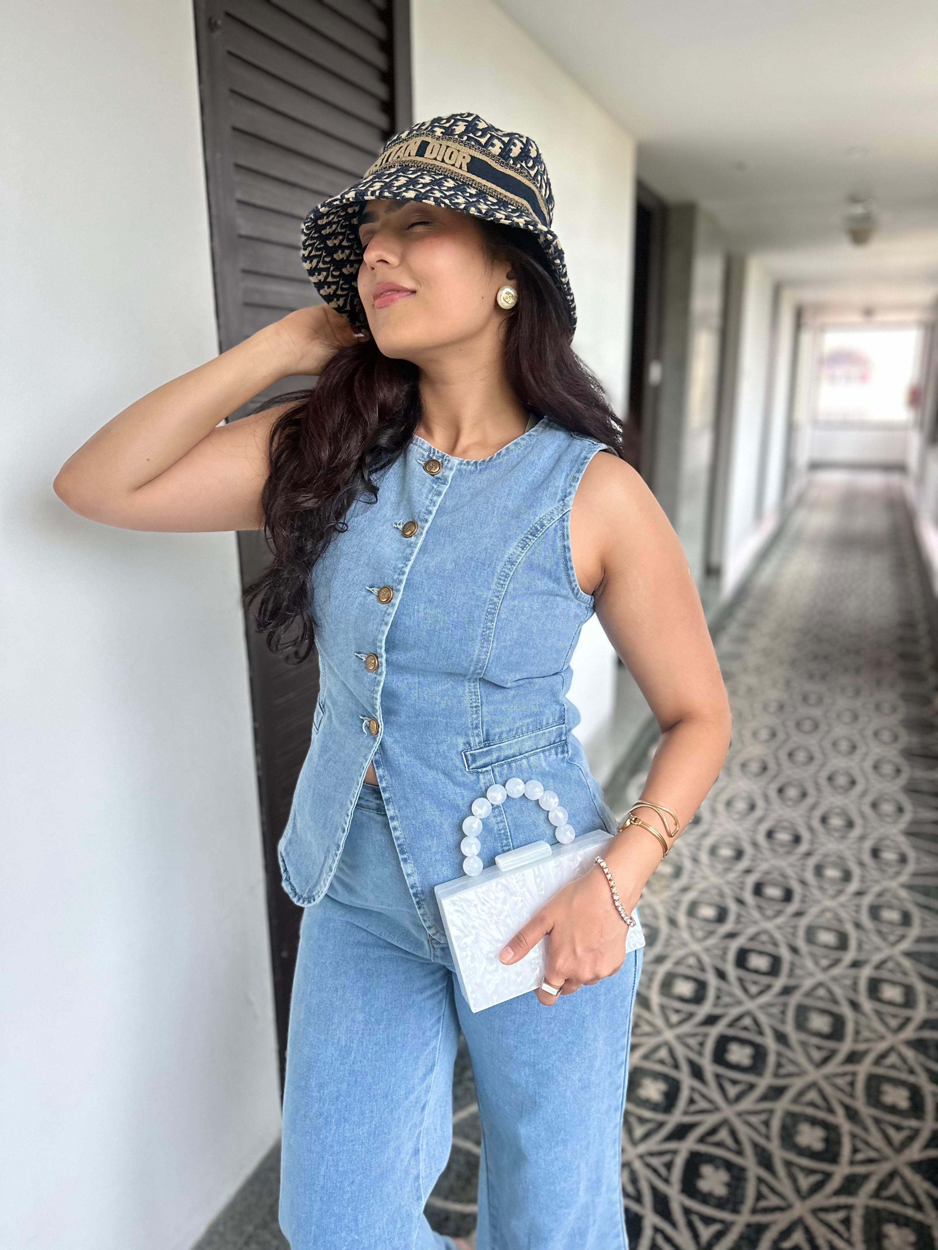 Frenzy Denim Co ord - Blue