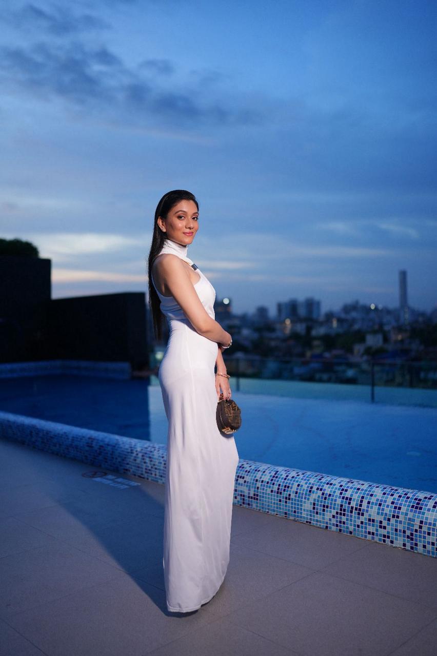 Mennekes Maxi Dress - White