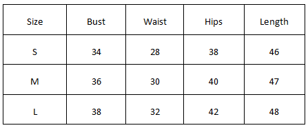 Size Chart for aashna Rai X Miakee – Queenstown