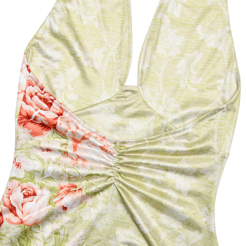 Eloise Assymetrical Dress green (11)