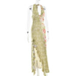 Eloise Assymetrical Dress green (7)