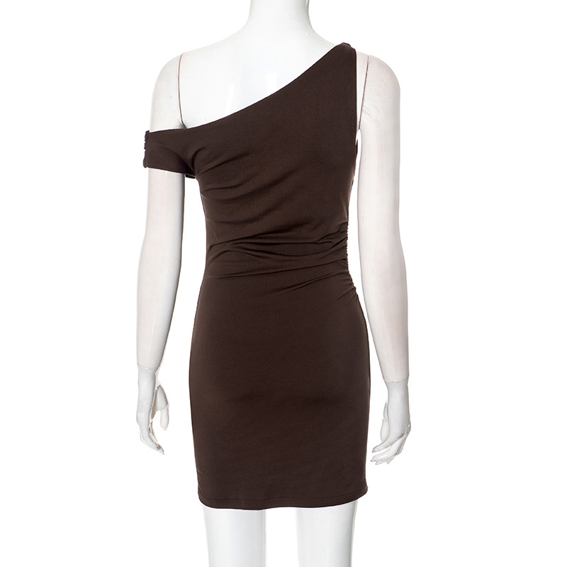 Gans Mini Dress brown (5)