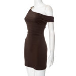 Gans Mini Dress brown (7)