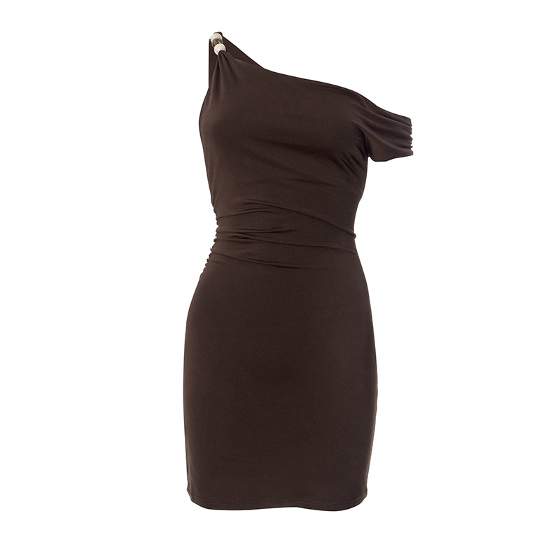 Gans Mini Dress brown (8)