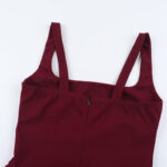 Kirk Midi Dress maroon (10)