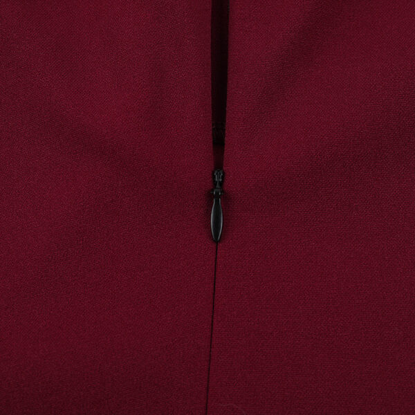 Kirk Midi Dress maroon (11)