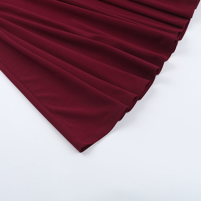 Kirk Midi Dress maroon (14)