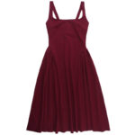 Kirk Midi Dress maroon (8)