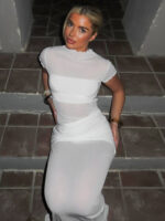 Lonsdale Maxi Dress white (8)