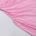 Rosier Slit Dress pink (13)