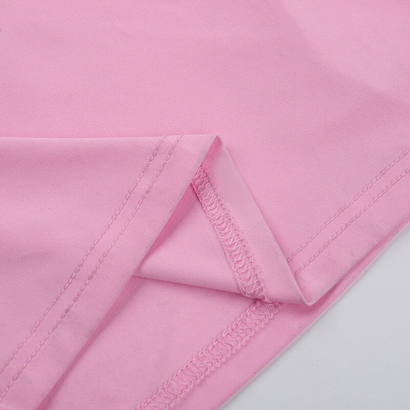 Rosier Slit Dress pink (16)