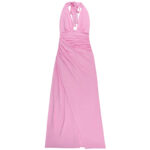 Rosier Slit Dress pink (8)