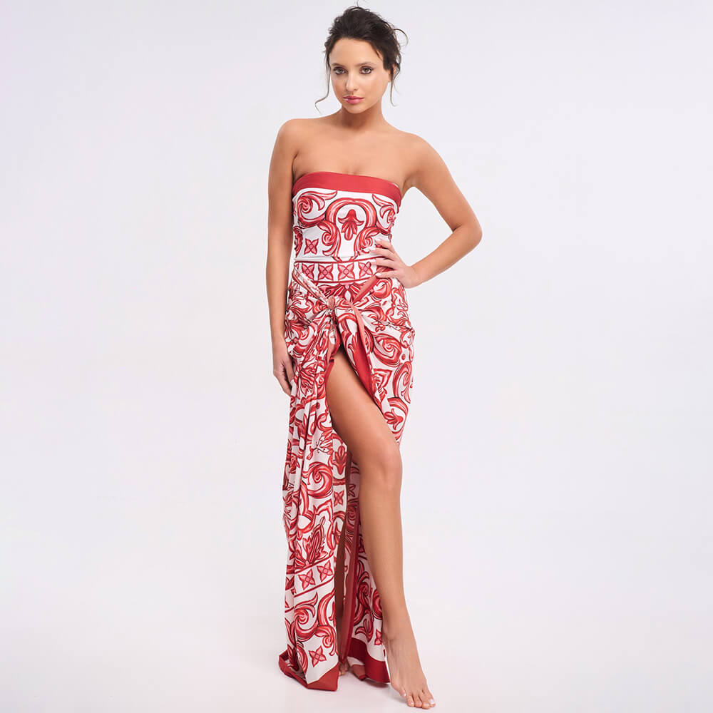 Seaside Rouge Swimsuit Set (1)