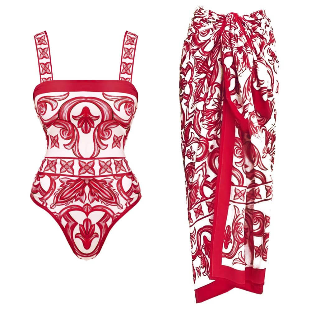 Seaside Rouge Swimsuit Set (12)