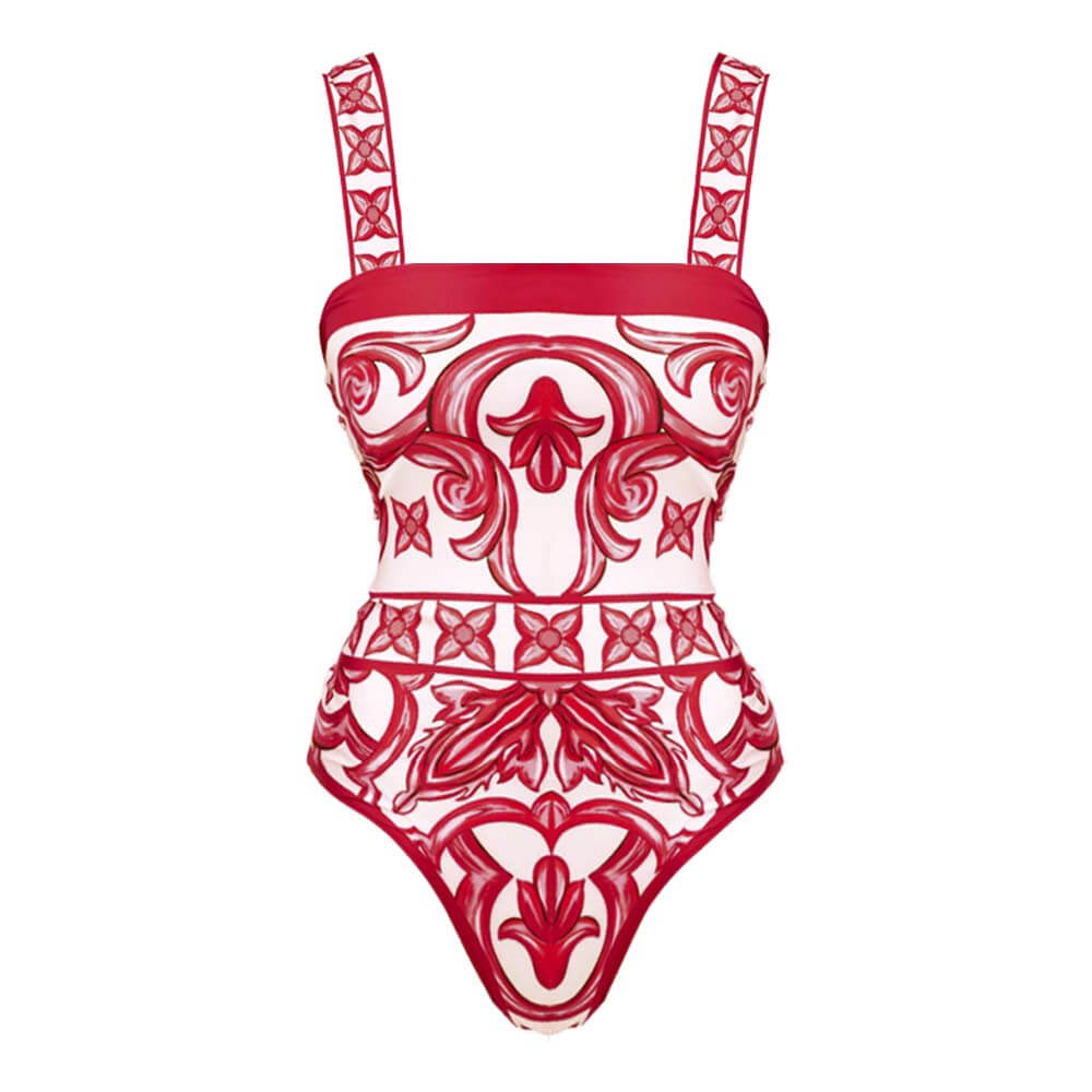 Seaside Rouge Swimsuit Set (13)