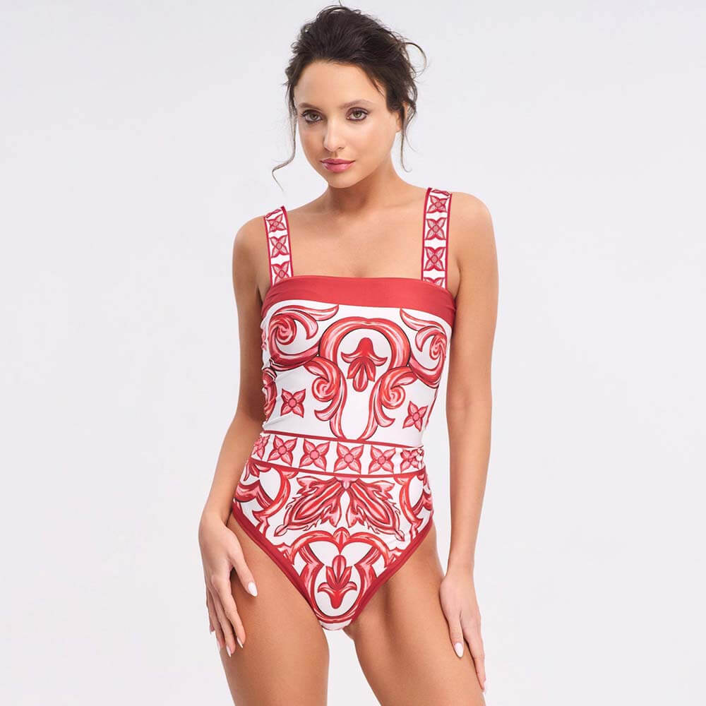 Seaside Rouge Swimsuit Set (6)