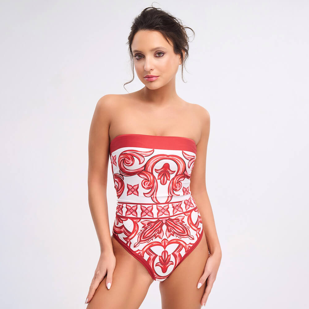 Seaside Rouge Swimsuit Set (7)